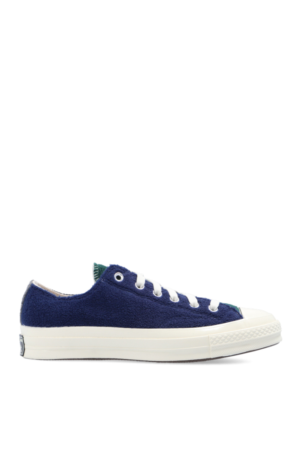 Navy sale green converse